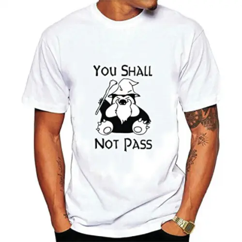 Camiseta You Shall Not Pass Snorlax