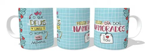 Caneca O Que Deus Uniu Namorados