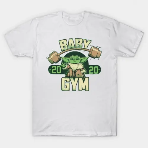 Camiseta Baby Yoda Baby Gym