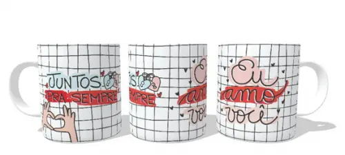 Caneca Namorados Juntos Para Sempre