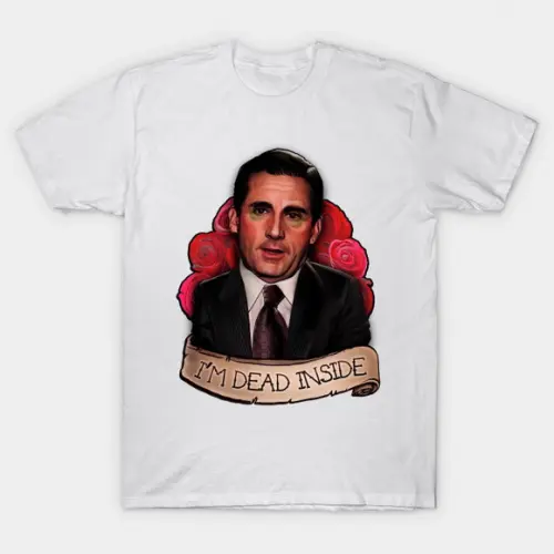 Camiseta Dead Inside Michael Scott The office