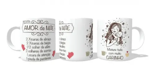 Caneca Receita Amor de Mãe