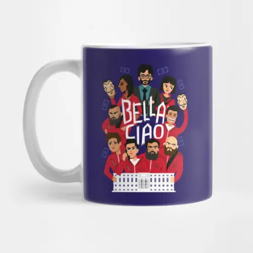 Caneca La Casa de Papel Bella Ciao