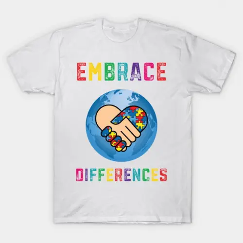 Camiseta Embrace Differences Autismo