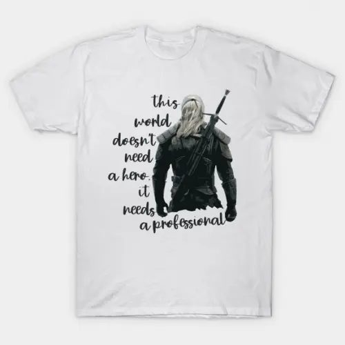 Camiseta Not A Hero The W.i.t.c.h.e.r