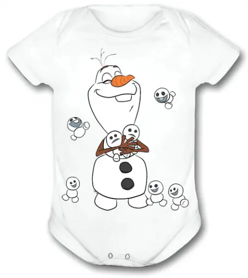 Body Para Bebê Olaf Frozen