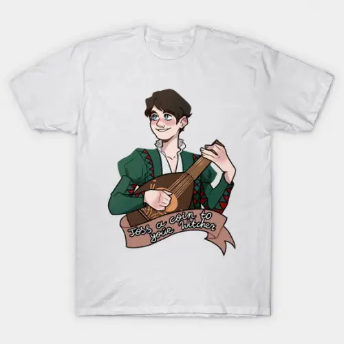 Camiseta Jaskier - Dê Um Trocado Ao Bruxo