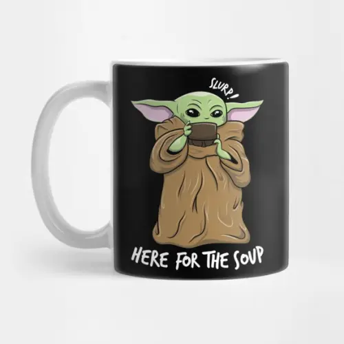 Caneca Baby Yoda The Child Soup The Mandalorian Star Wars