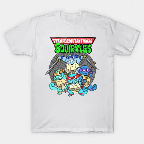 Camiseta Teen Mutant Squirtle P.o.k.e.m.o.n