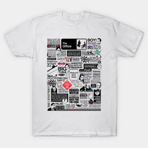Camiseta The Office - Vida de Escritório Quotes