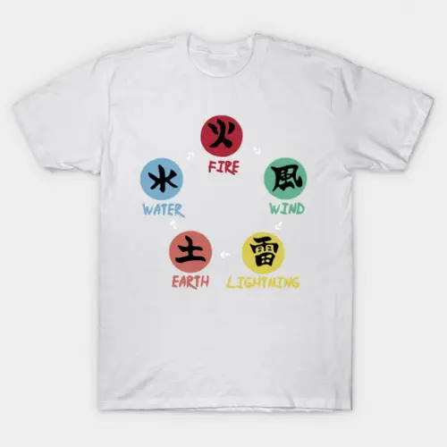 Camiseta Ninjutsu Naruto
