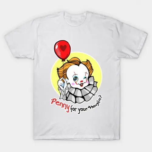 Camiseta Adulto infantil Camiseta Kawaii Pennywise It