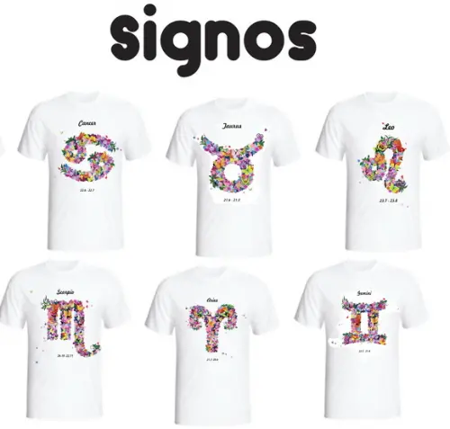 Camiseta Signos - Escolha o Seu - Personalizada