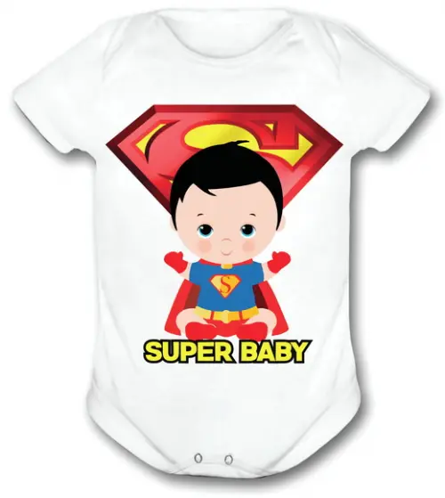 Body Para Bebê - Super Bebê
