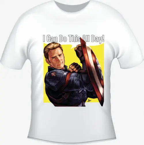 Camiseta Capitão América I Can do This All Day