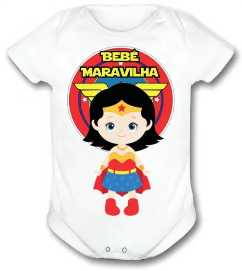 Body Para Bebê - Bebê Maravilha - Menina