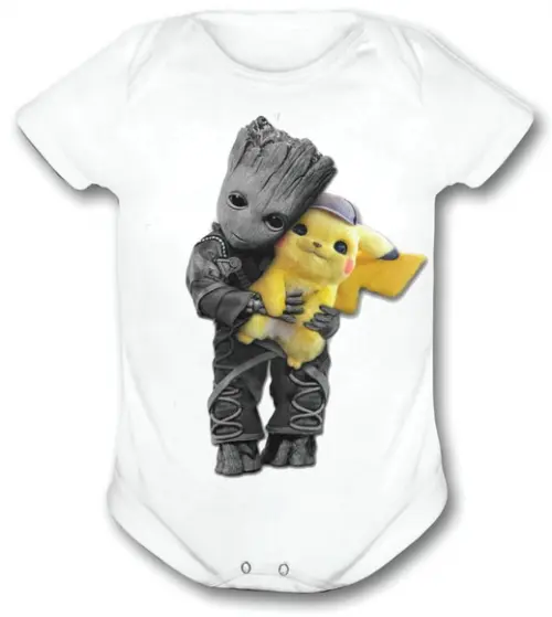 Body Para Bebê Baby Groot E P.i.k.a.c.h.u