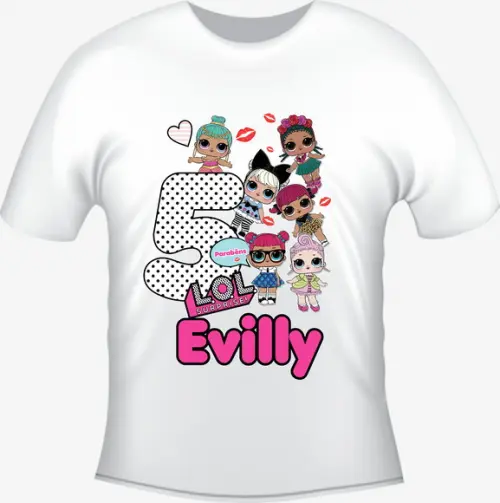 Camiseta L.o.l. Surprise Festa - Aniversário Personalizada