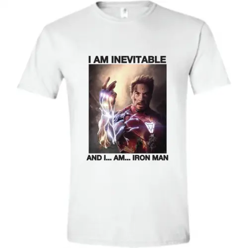 Camiseta I Am Iron Man - Homem De Ferro - End Game