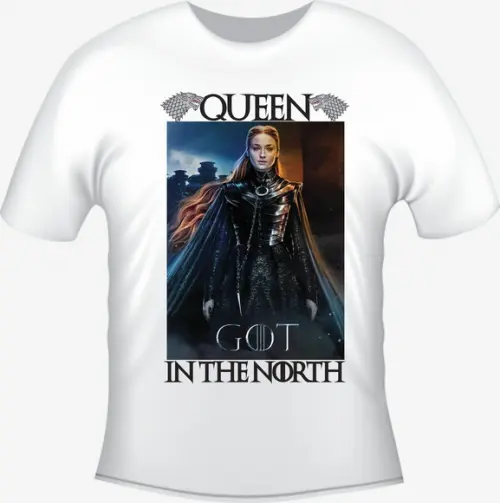 Camiseta Sansa Stark - Queen - Game Of Thrones