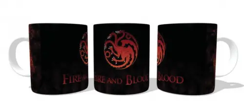 Caneca Game of Thrones House Targaryen