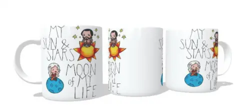 Caneca Game Of Thrones Daenerys Targaryen e Khal Drogo