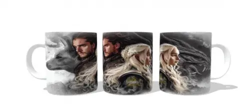 Caneca Jon Aegon E Daenerys - Game Of Thrones