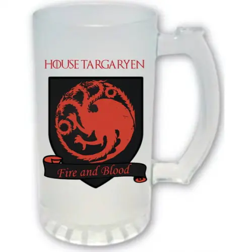 Caneca Chopp Targaryen - Game Of Thrones Fire and Blood