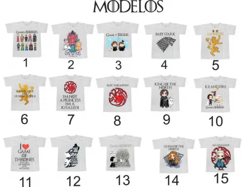 Camiseta Game Of Thrones Infantil - Escolha seu modelo