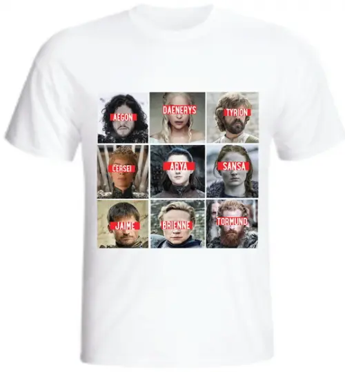 Camiseta Game Of Thrones - Characters - GOT