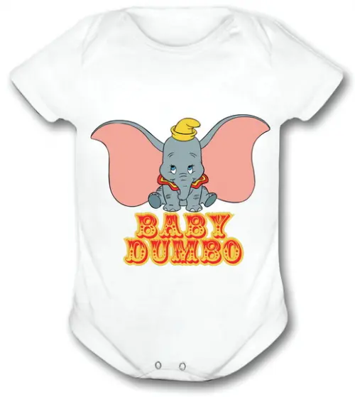 Body para Bebê Baby Dumbo
