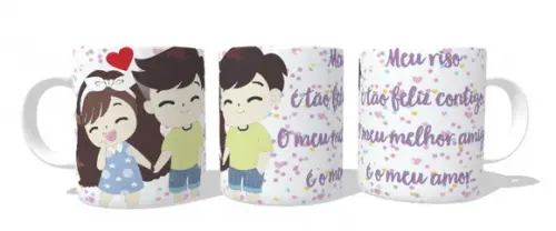 Caneca Meu Melhor Amigo É O Meu Amor - Namorados