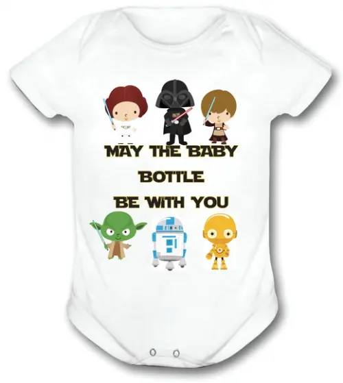 Body Para Bebê Star Wars Baby Bottle
