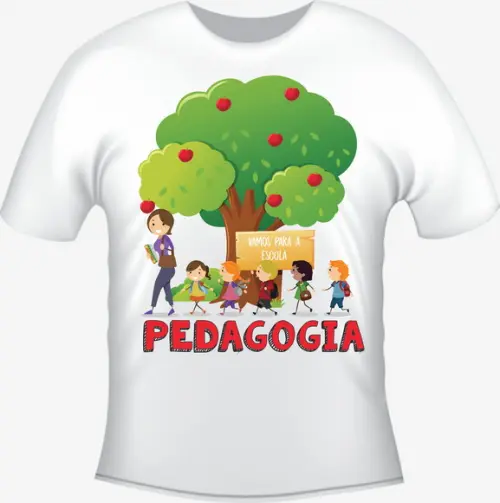 Camiseta Profissão Curso Pedagogia
