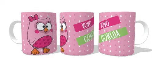 Caneca Vovó Coruja