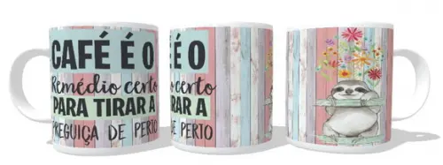 Caneca Café Preguiça
