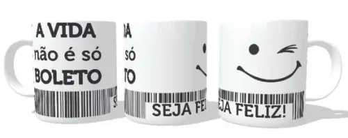 Caneca A Vida Não é Só Boleto