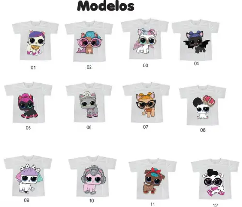Camiseta L.o.l Surprise Pets - Personalizada