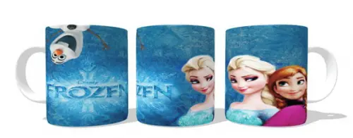 Caneca Frozen Elsa Anna Olaf