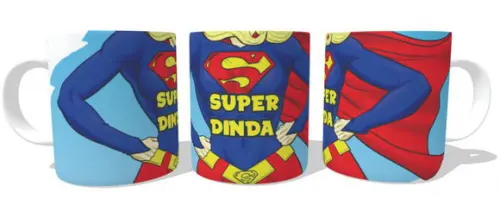 Caneca Super Super Dinda - Madrinha