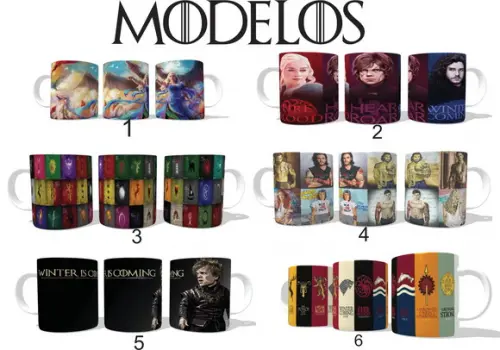 Caneca Game Of Thrones - Escolha seu Modelo