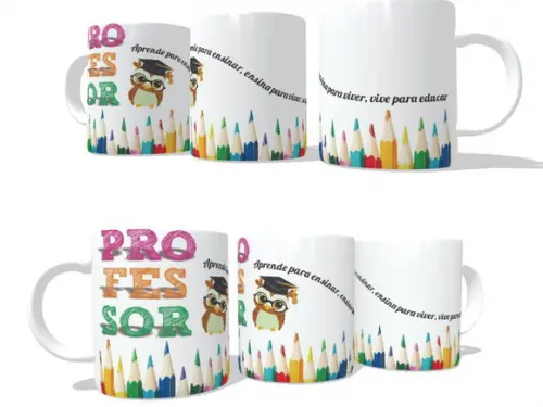 Caneca Professor - Vive para Educar