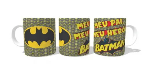 Caneca Batman - Meu Pai Meu Herói