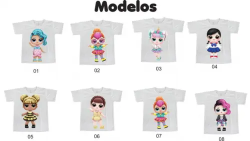 Camiseta L.ol. Surprise Bonecas Fofas