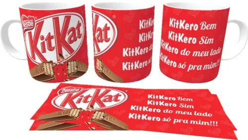 Caneca Kit Kat - Namorados
