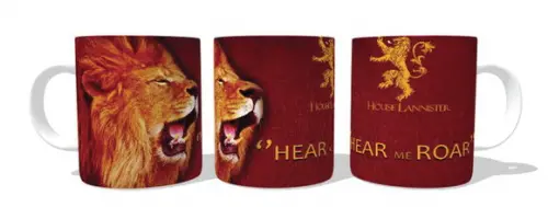 Caneca House Lannisters Game of Thrones