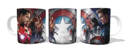 Caneca Guerra Civil - Capitão América