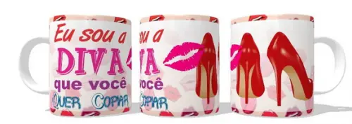 Caneca Eu sou a diva que você quer copiar - Caneca divertida