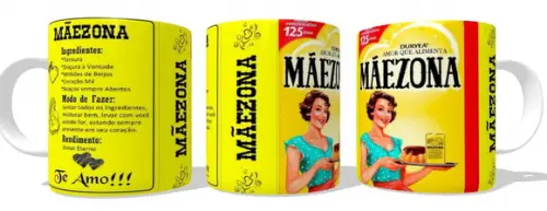Caneca Mãe - Mamãe - Mãezona