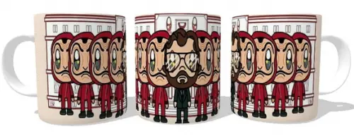 Caneca La Casa de Papel Kawaii